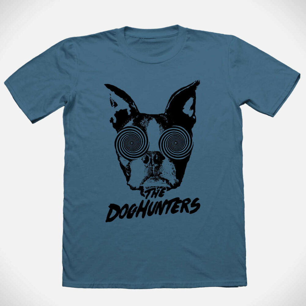 Blaues Band T-Shirt mit DogHunters Logo